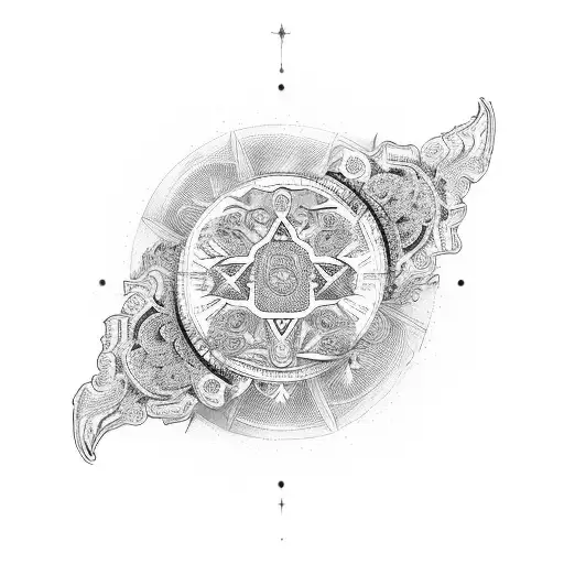 Spiritual Moon Ornamental