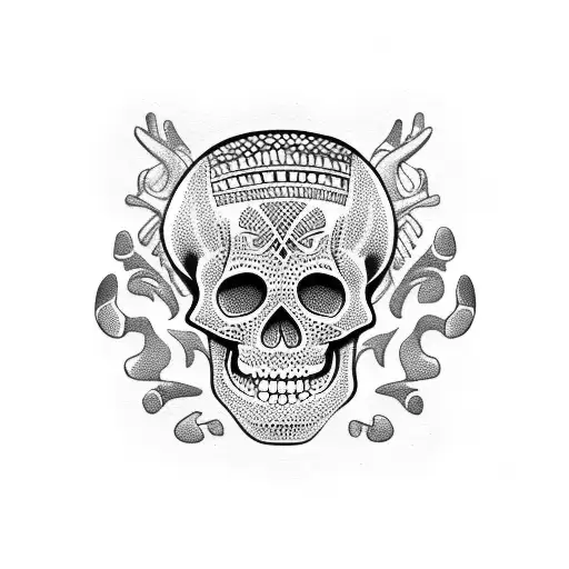 Mexican Skeleton Stick Figure