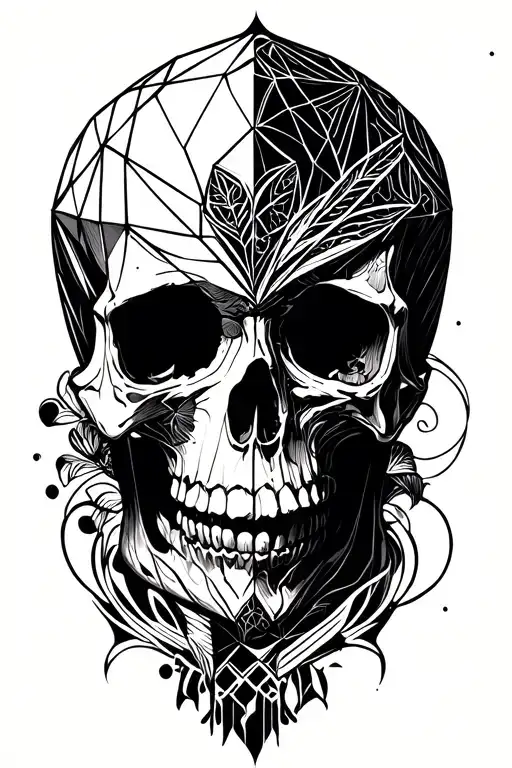 Geometric Design Incorporating Skulls