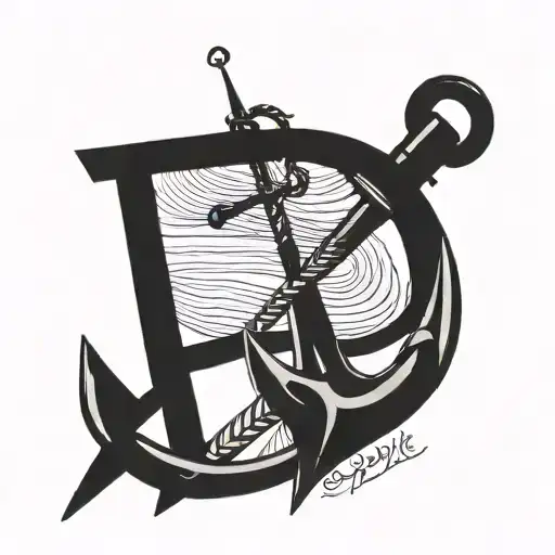 Anchor With Name Written