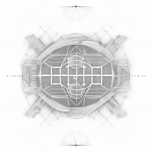 A Geometric Representation Of A Football Stadium