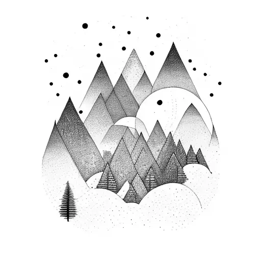 Forest With Space In Background