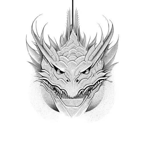 A Fierce Dragon Emerging From A Computer Screen