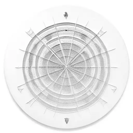 Dart Board With Trees