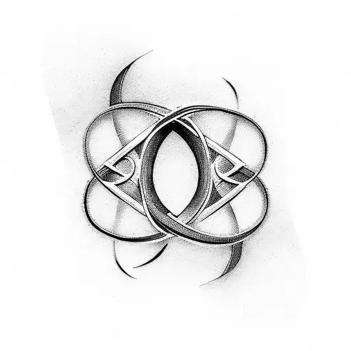 Infinity Symbol With Letters Z And T