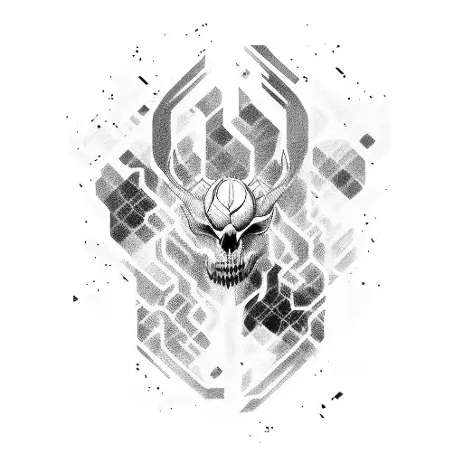 A Blackwork Equalizer Graphic With My Sons' Birth Dates Incorporated