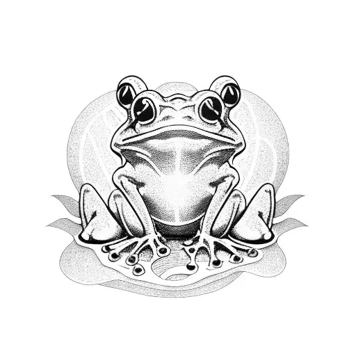 Frog Running With Headband