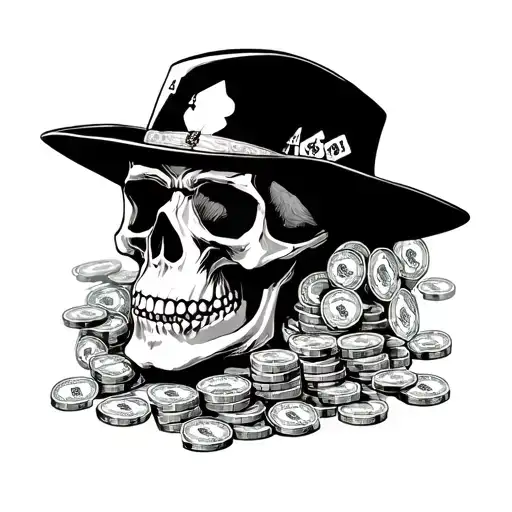 Money Skulls And Gambling