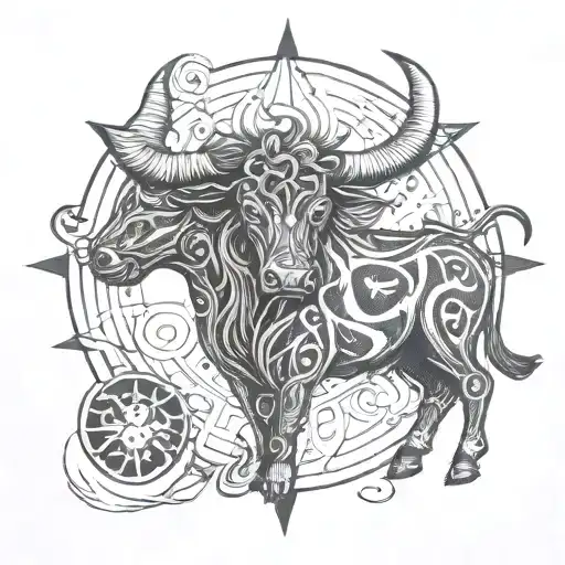 Taurus With Zodiac