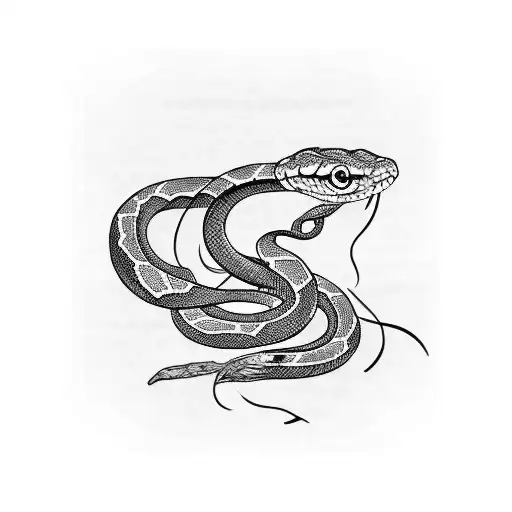 Snake With A Albert Camus Quote