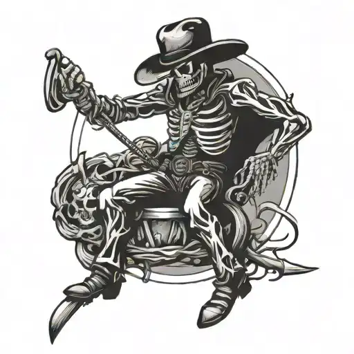 Death Skeleton Cowboy