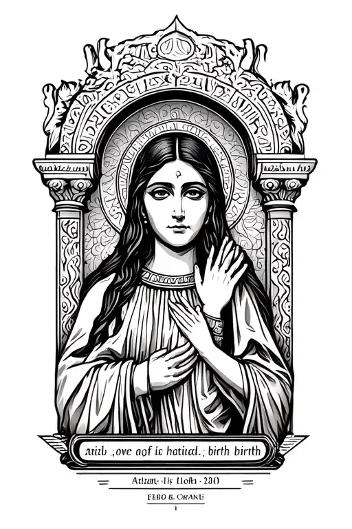 Tomb With The Date Of Birth And Azizrail Along With Her Mother And Her Hand On The Date Of Death