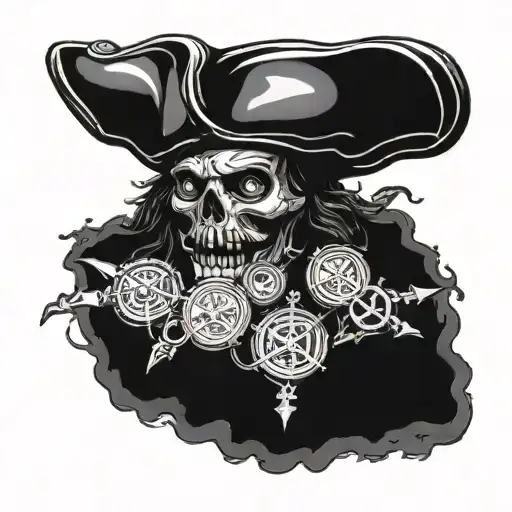 Spooky Eerie Pirate Coin