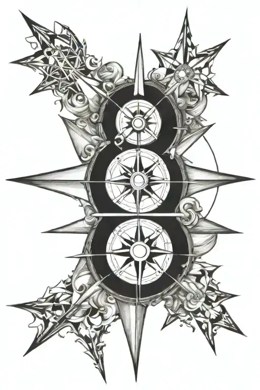North Star Compass Rose
