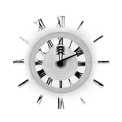 Clock With Roman Date