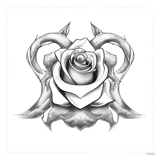 Norse Mythology With Roses