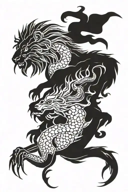 Scorpion And Lion