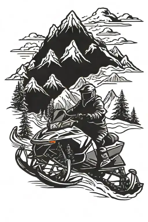 Snowmobile Mountain