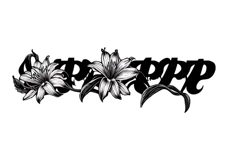 Spider Lily Blooming