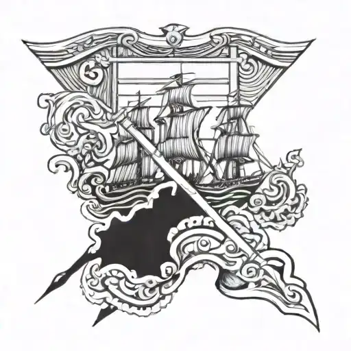 Orkney And German Flag