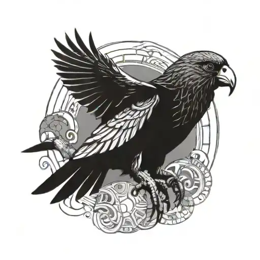 Kea Bird On Earth Bender Symbol