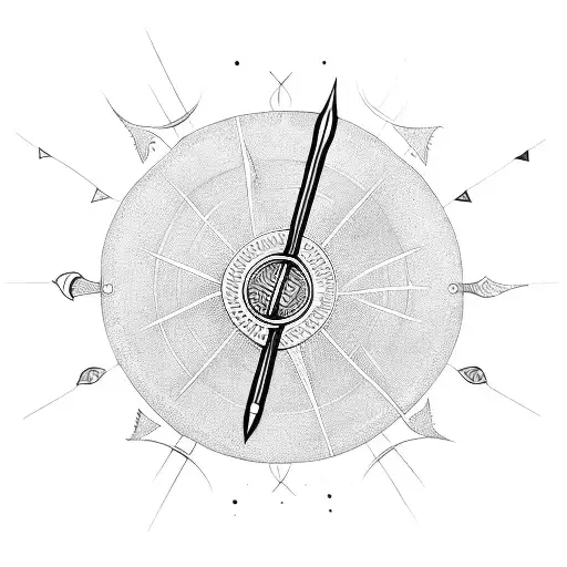 Spear Should Be In The Middle With Circle