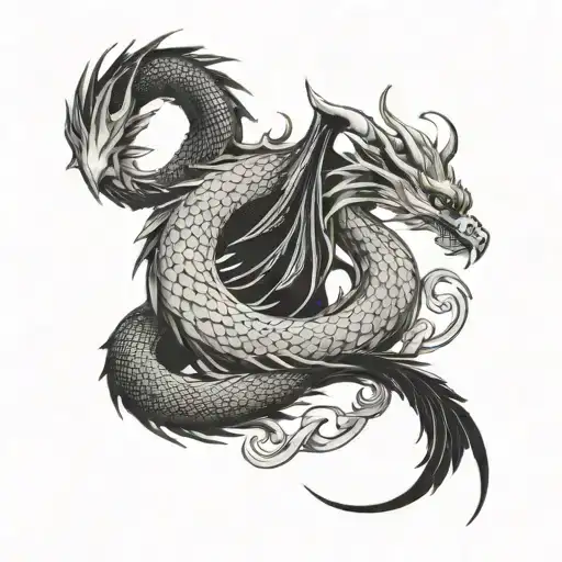 Dragon And Swan