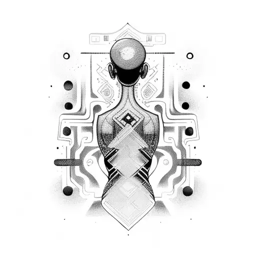 Abstract Back Music Programming