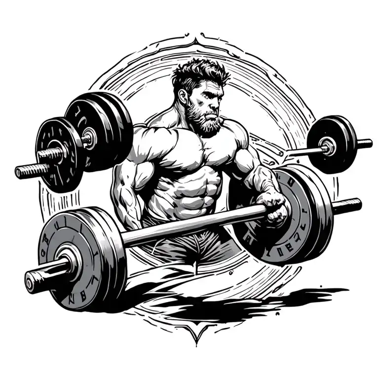 Weightlifting Barbell