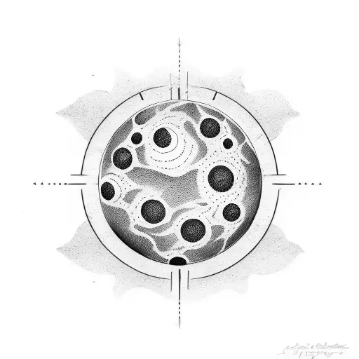 A Philosophical Quote Written In The Shape Of A Planet