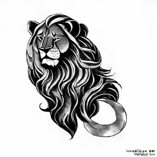 A Man With A Lion On His Forearm