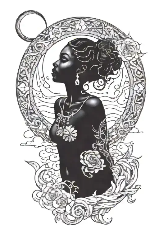 Lady Of The Full Moon Night