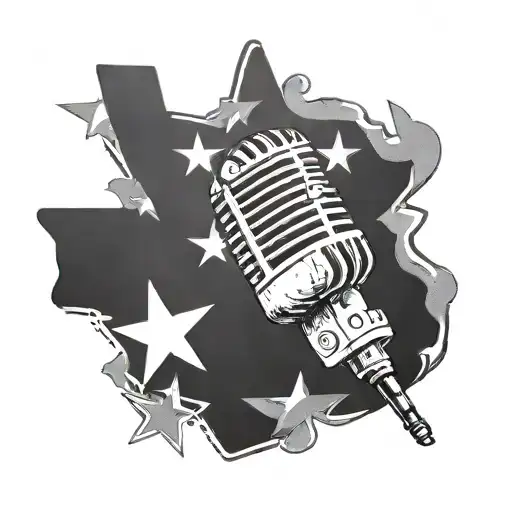 Incorporate A Microphone And A Lone Star To Represent Hip Hop And Texas