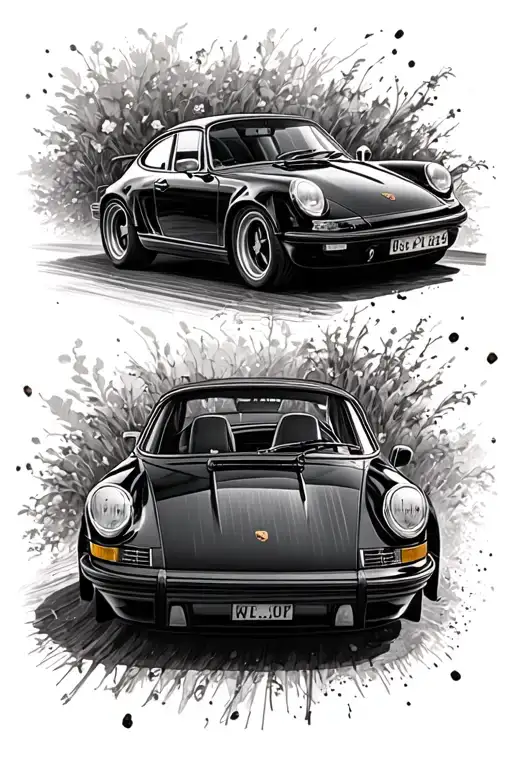 Porsche 911 Classic Car Driving