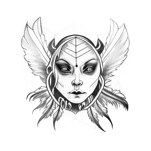 Gargoyle Carrying A Dreamcatcher