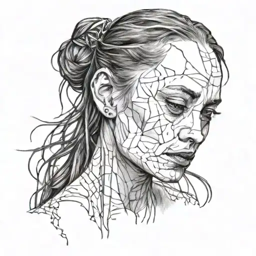 Black Work Portrait Of Fiona Apple