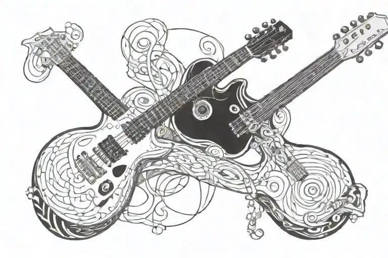 Guitar Books Music Intertwined