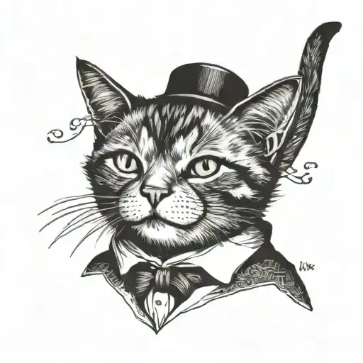 Friedrich Nietzsche If He Were A White Cat Sitting