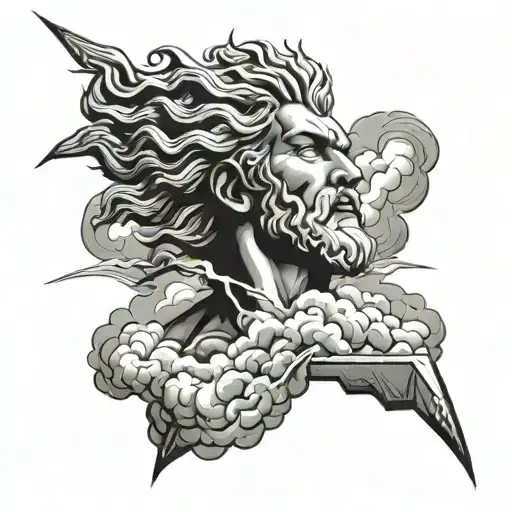 Zeus Lightning On Cloud