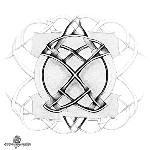 Celtic Knot Caduceus