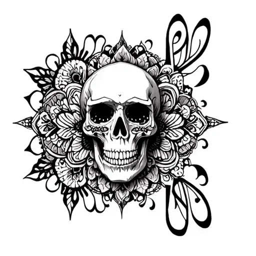 Mandala Music Skulls