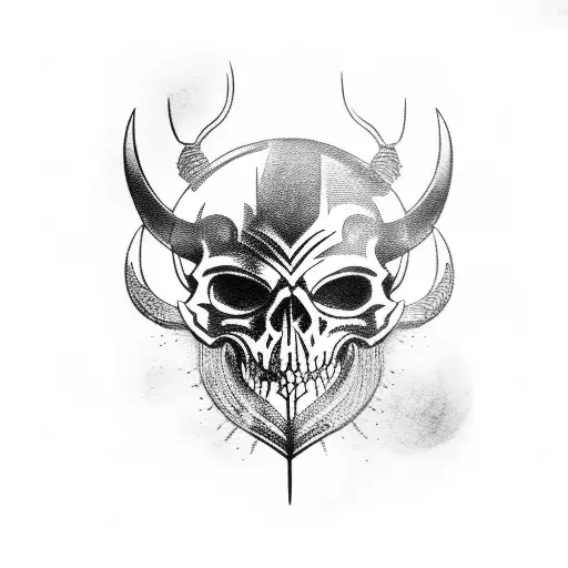 Viking Skull Scary