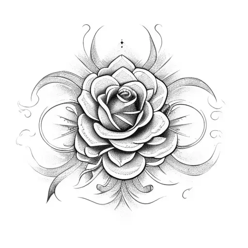 Flower Lycoris And Snake