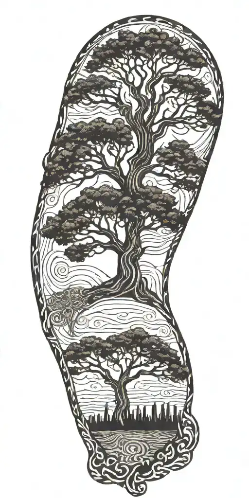 Tree Of Life With California State Outline