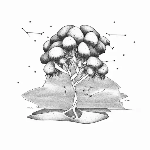 Palmetto Tree And Paper Airplane