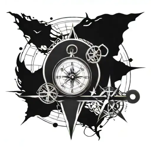 Clock And Compass
