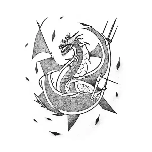 Arrow With A Dragon