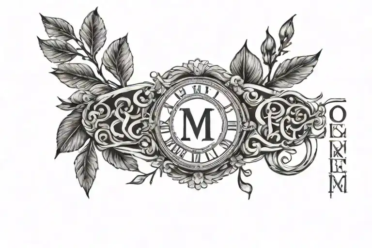 Arm Band With Roman Numerals Representing Important Dates