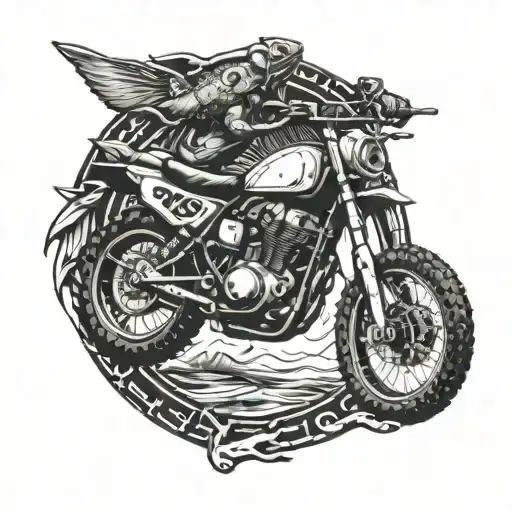 Motocross Fishing Time Clock