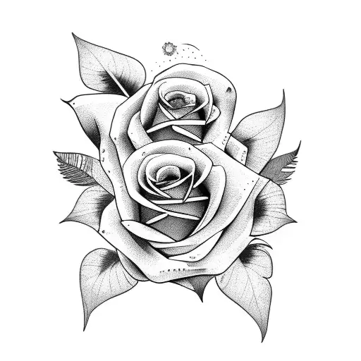 Roses And Small Moon Forearm Cover Up